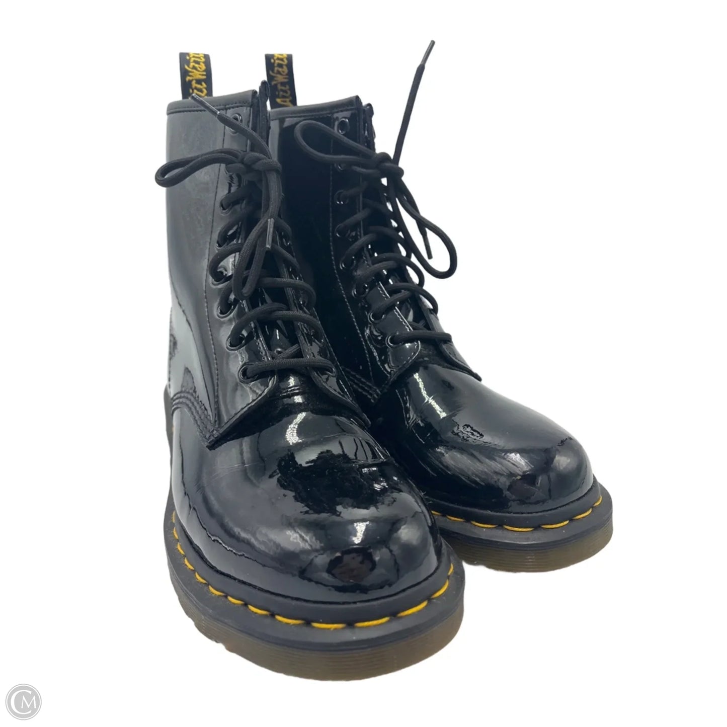 Boots Ankle Flats By Dr Martens In Black, Size: 11