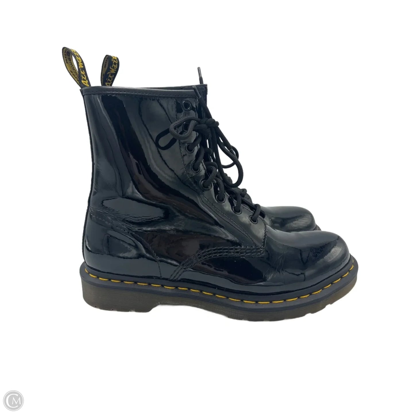 Boots Ankle Flats By Dr Martens In Black, Size: 11