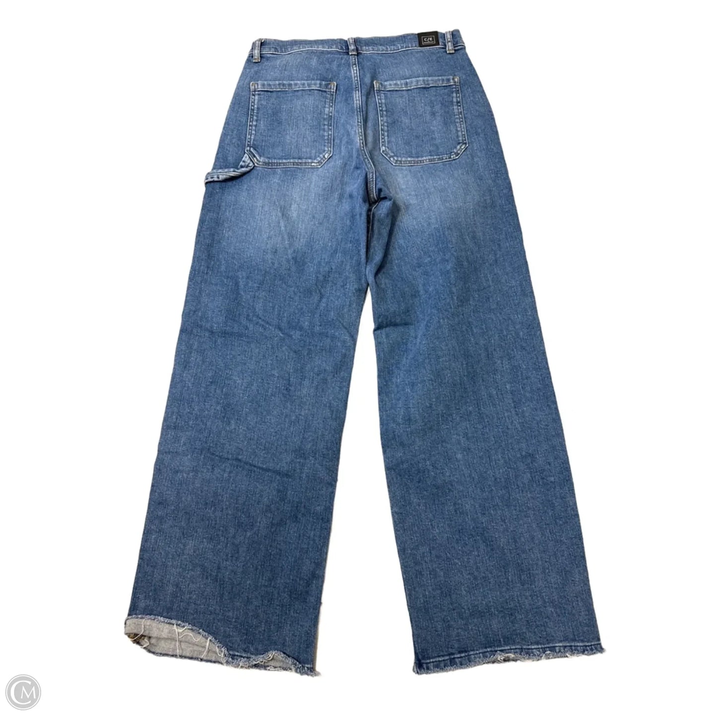 Jeans Wide Leg By Current/elliott In Blue Denim, Size: 8