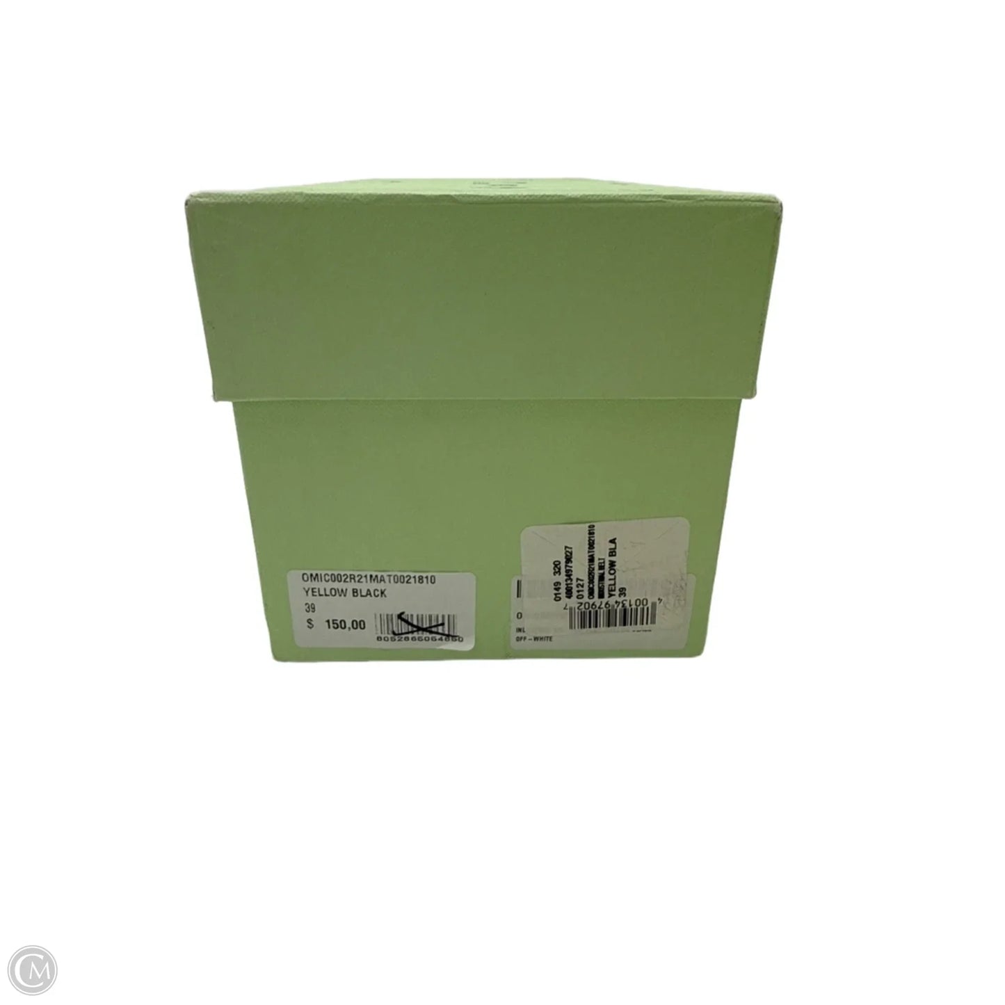 Sandals Luxury Designer By Off-White In Yellow, Size: 5.5