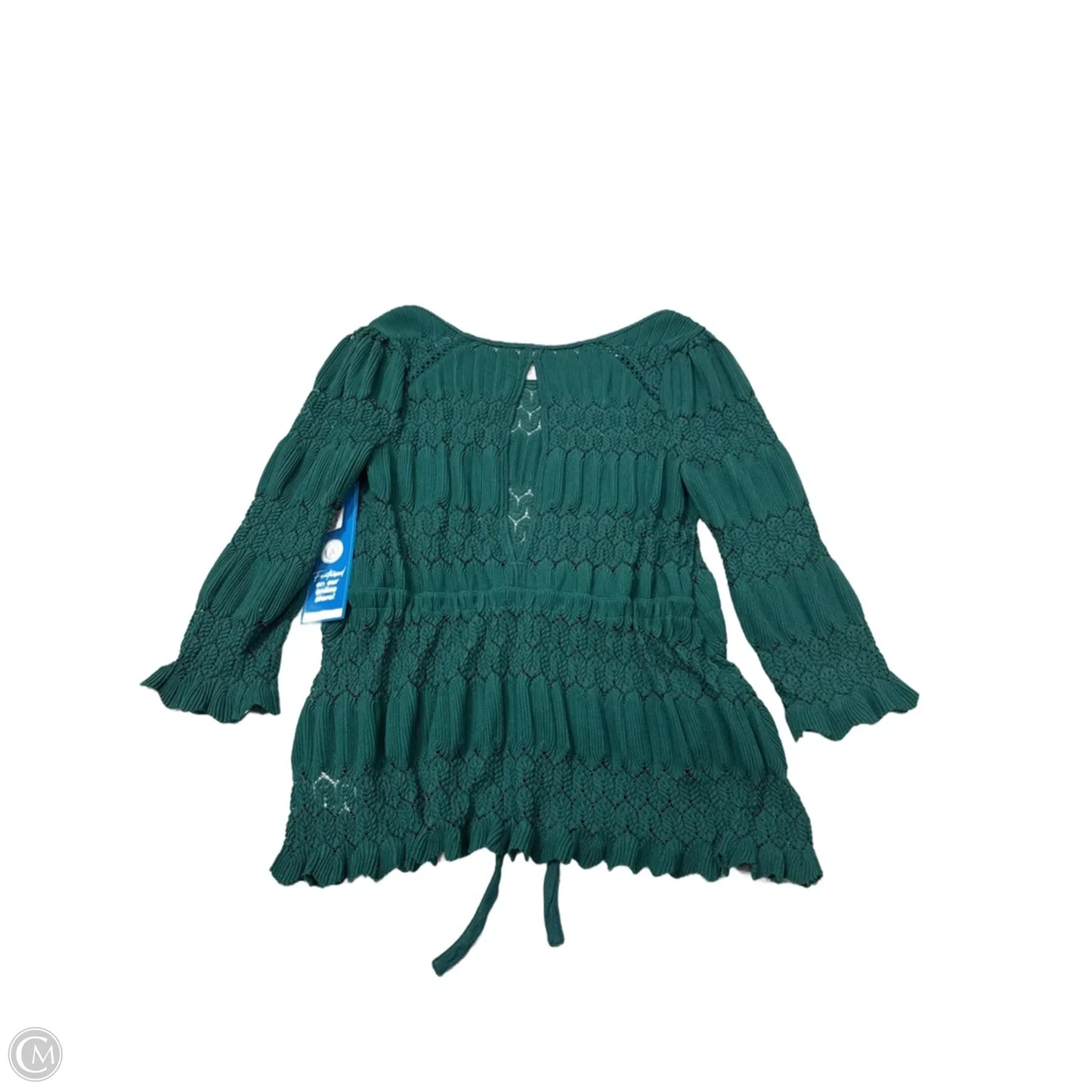 Top Long Sleeve By Free People In Teal, Size: S
