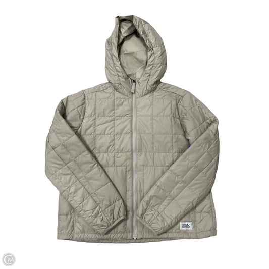 Coat Puffer & Quilted By Eddie Bauer In Cream, Size: S