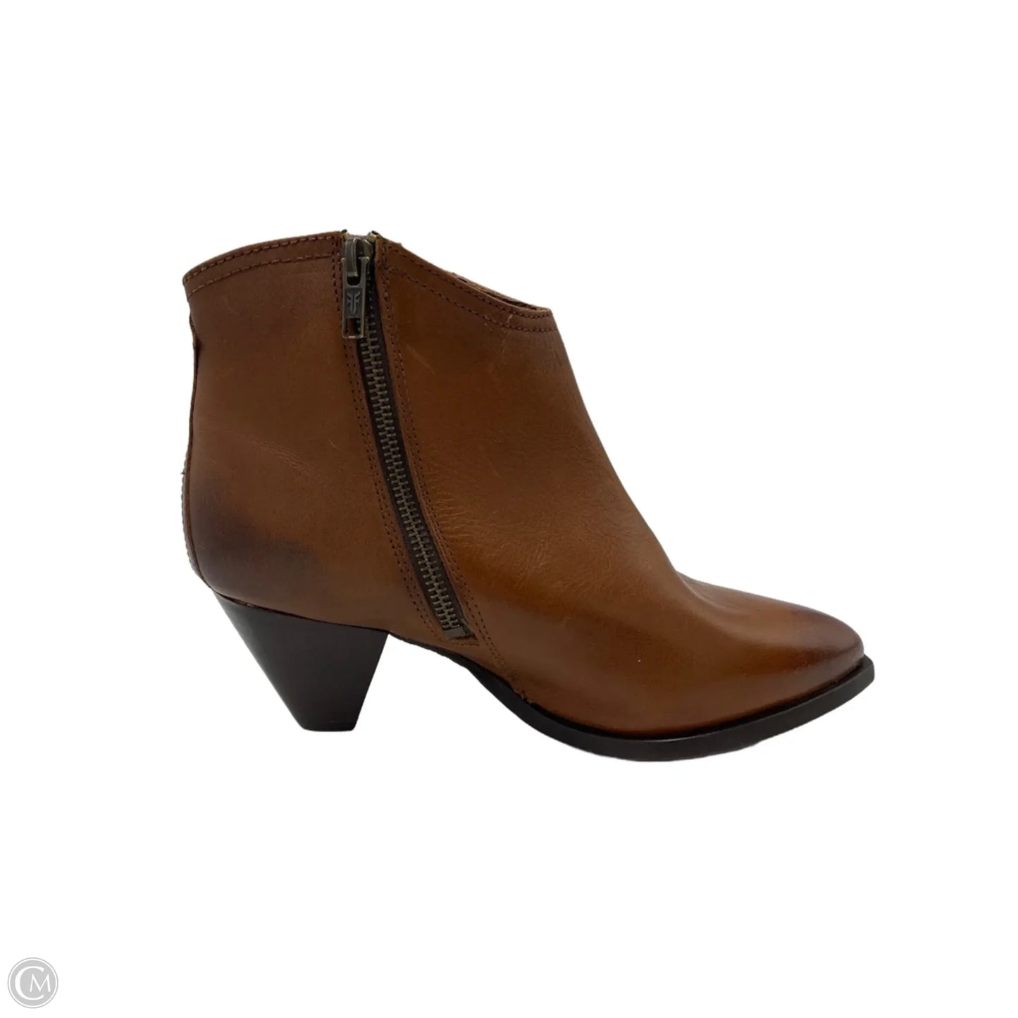 Like New! Boots Designer By Frye In Brown, Size: 7.5