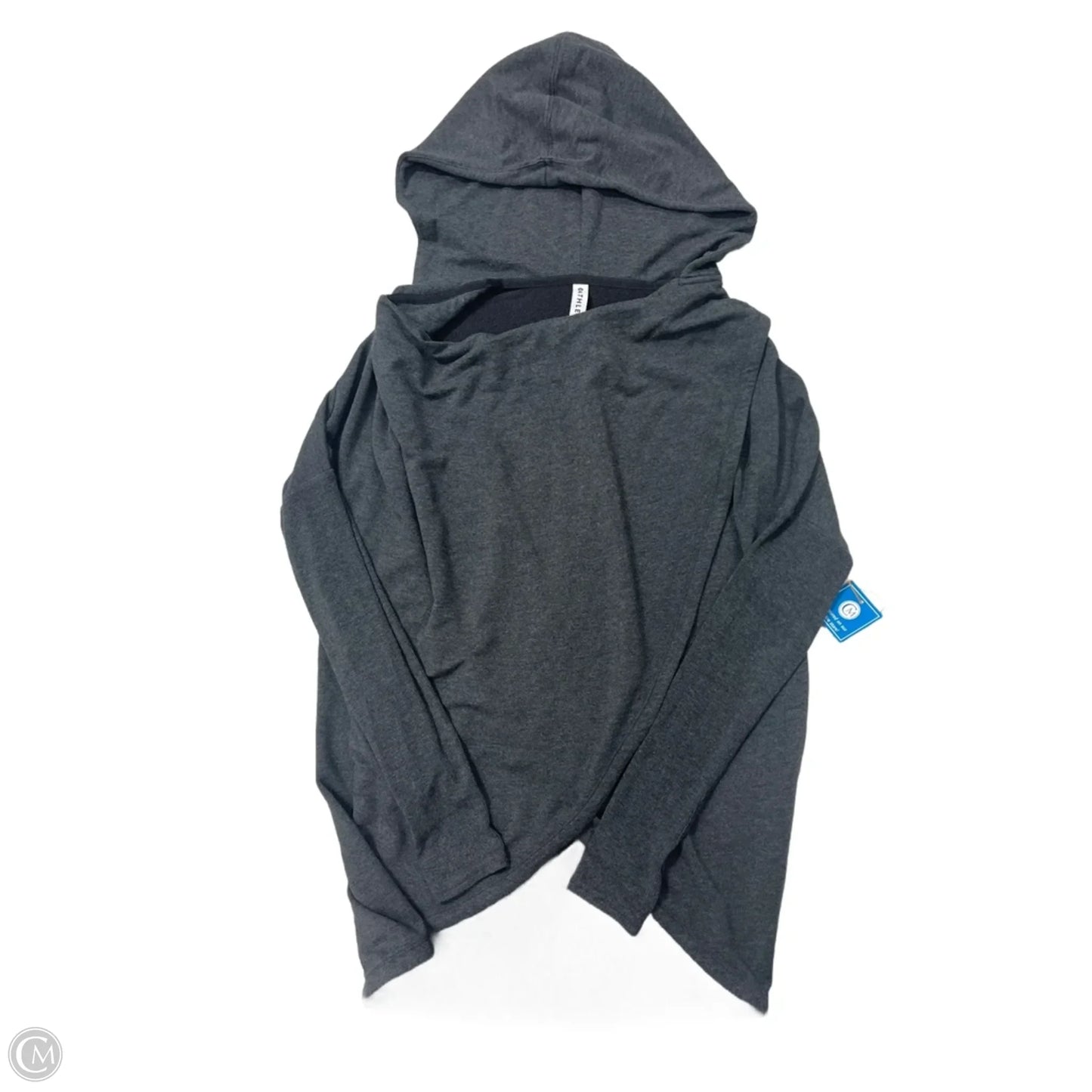 Athletic Top Long Sleeve Hoodie By Athleta In Grey, Size: S