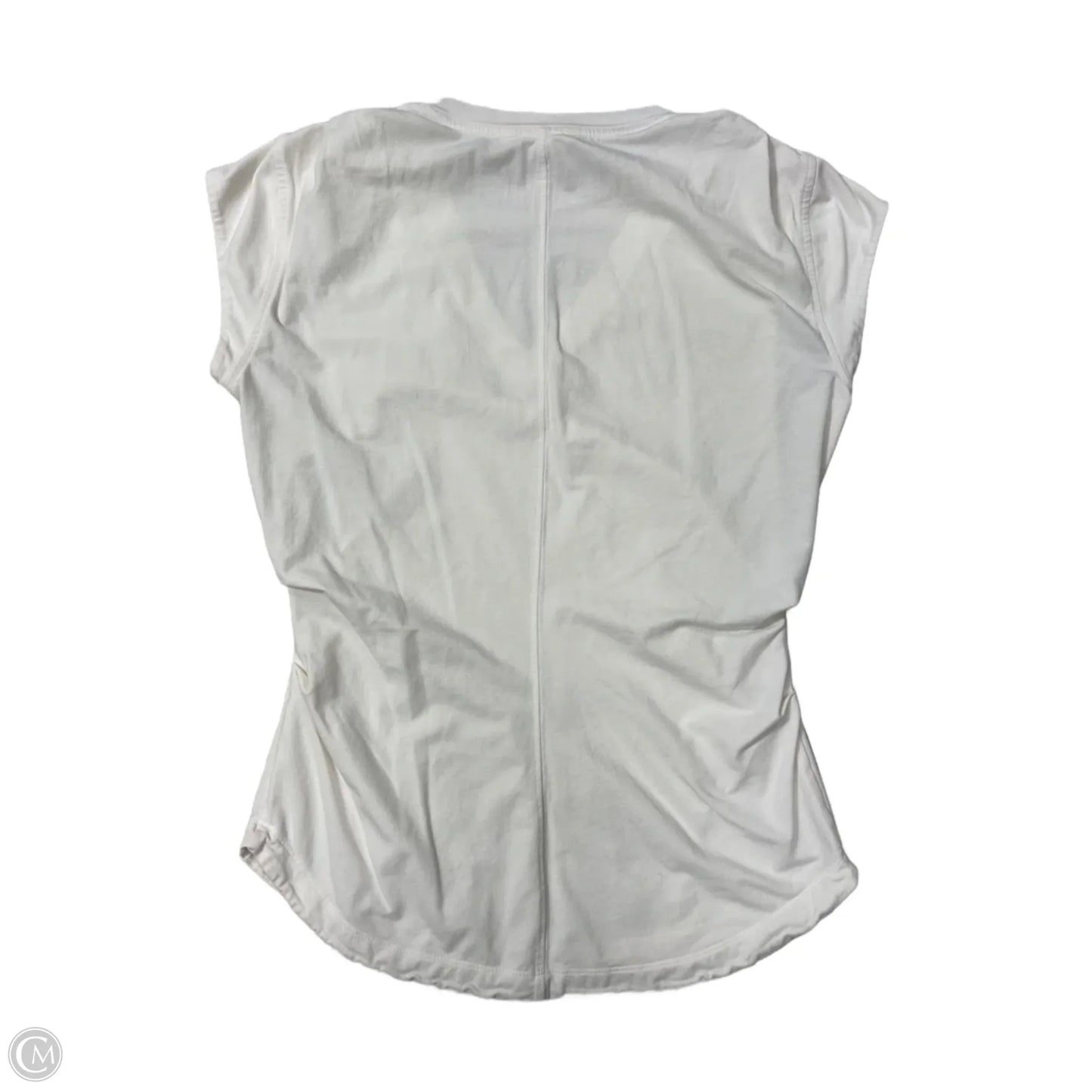 Athletic Top Short Sleeve By Athleta In White, Size: Sp