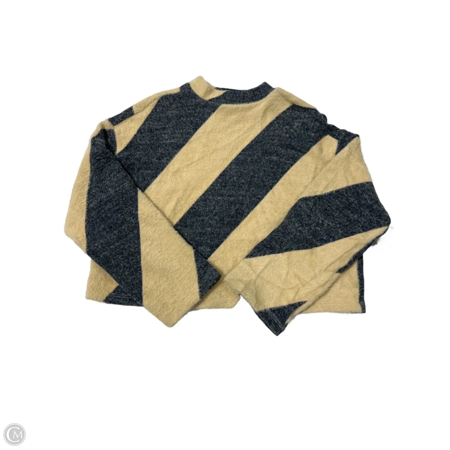 Sweater By Maeve In Brown & Grey, Size: M