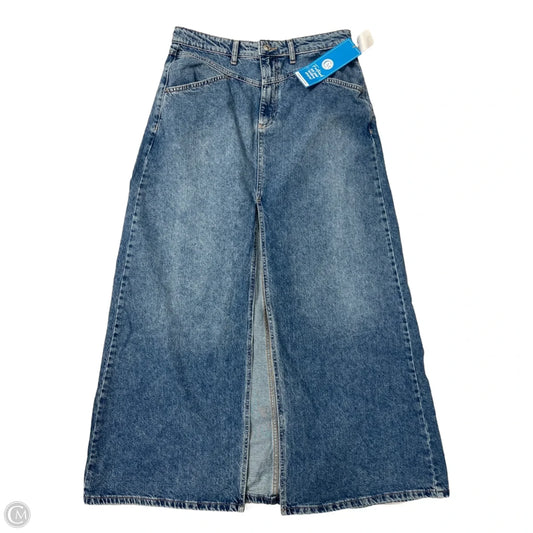 New! Skirt Maxi By Free People In Blue Denim, Size: 12