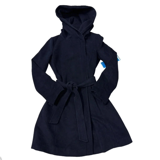 Coat Designer By Cole-Haan In Navy, Size: S