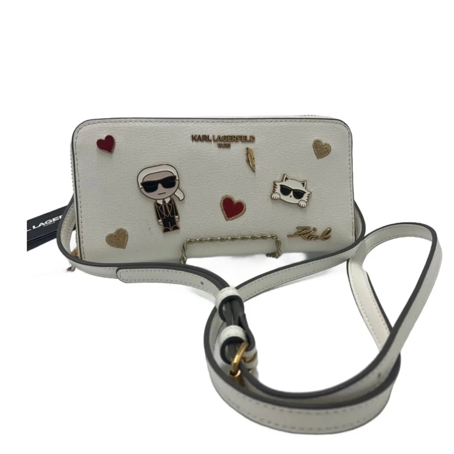 New! Crossbody Designer By Karl Lagerfeld