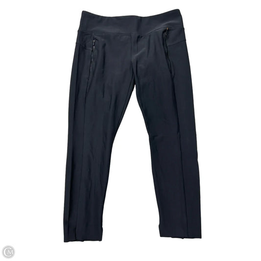 Athletic Leggings By Athleta In Black & Blue, Size: Lp