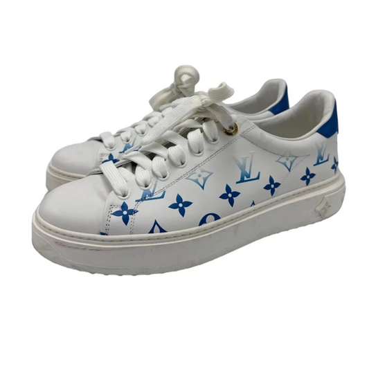 Louis Vuitton Time Out Leather Luxury Sneaker, Size: 11