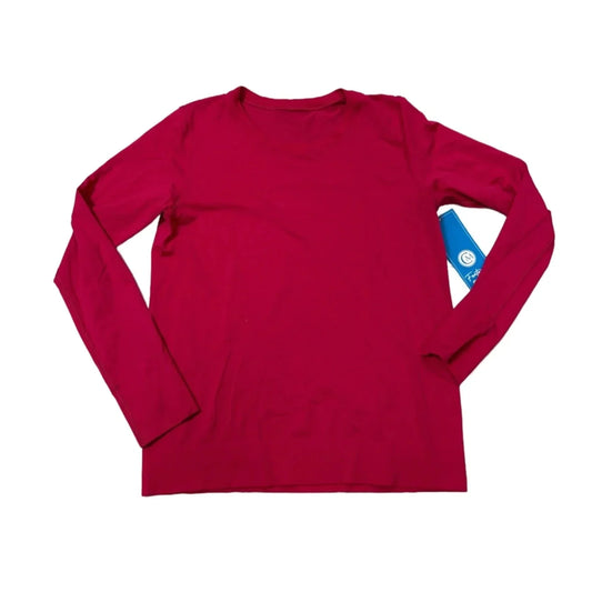 Athletic Top Long Sleeve Crewneck By Lululemon In Pink, Size: M