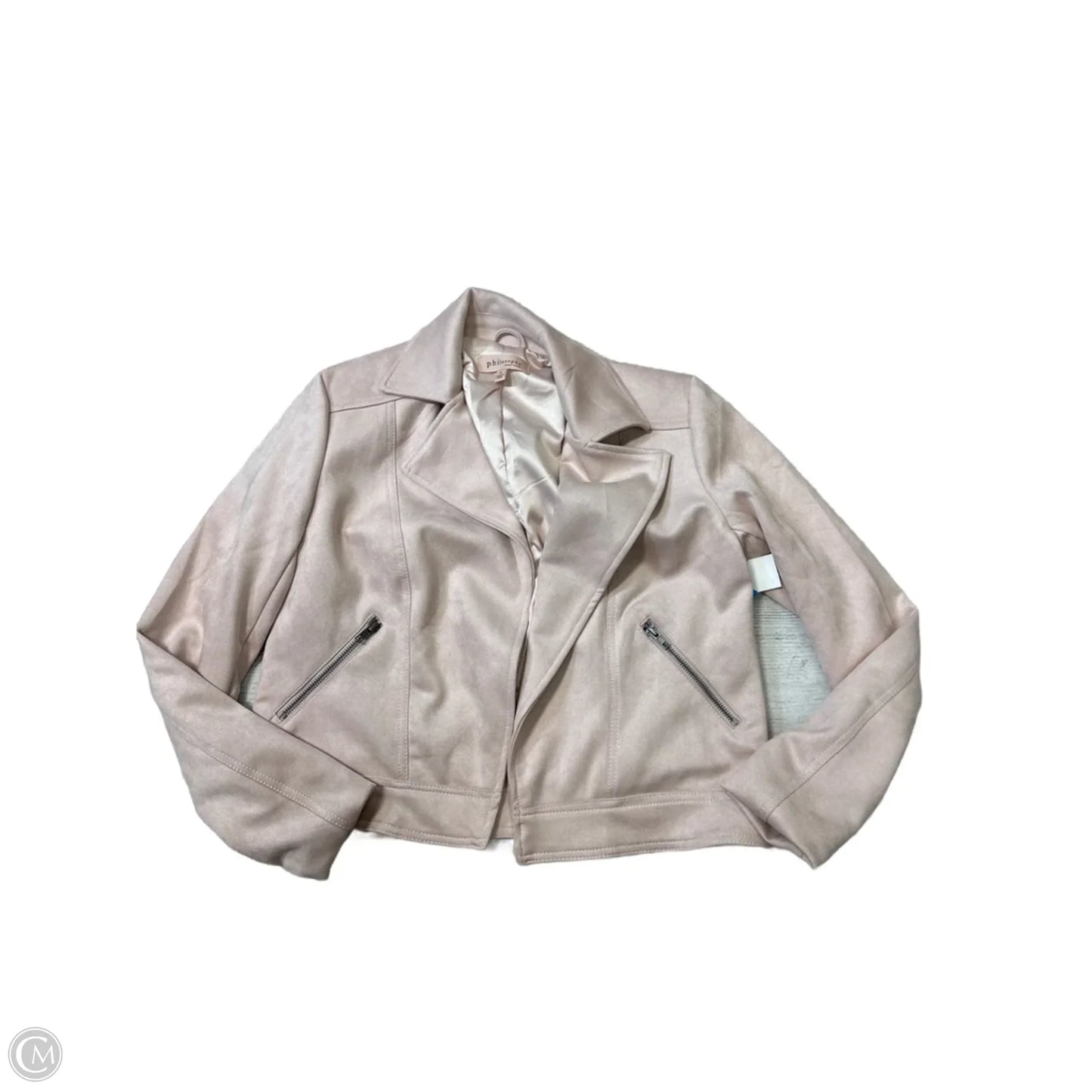 Jacket Moto By Philosophy In Pink, Size: S