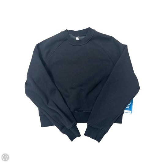 Athletic Sweatshirt Crewneck By Fabletics In Black, Size: S