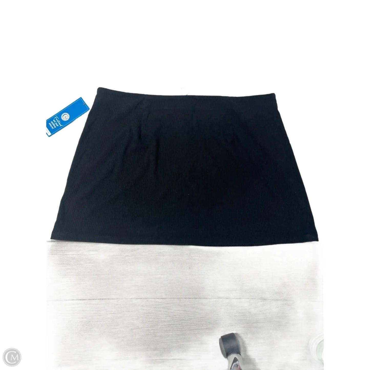 Skirt Mini & Short By Cider In Black, Size: 3x
