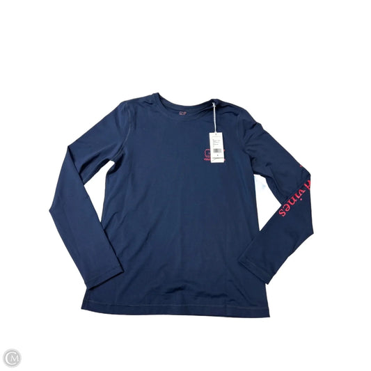 New! Top Long Sleeve By Vineyard Vines In Navy, Size: S