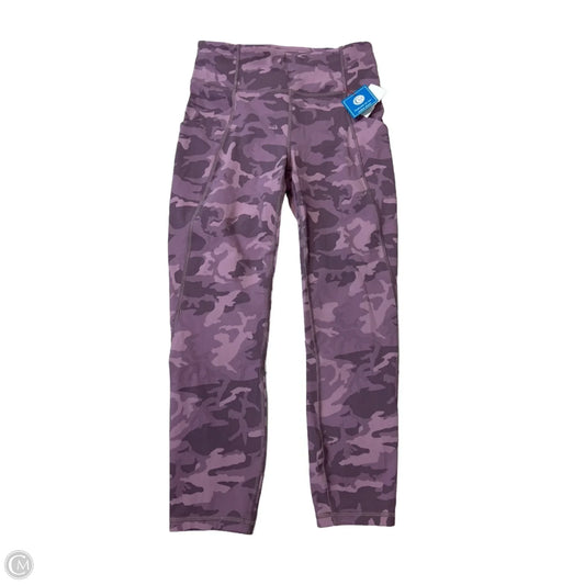 Athletic Leggings By Lululemon In Camouflage Print, Size: S