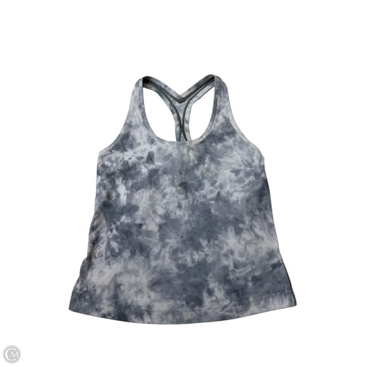 Athletic Tank Top By Lululemon In Tie Dye Print, Size: M
