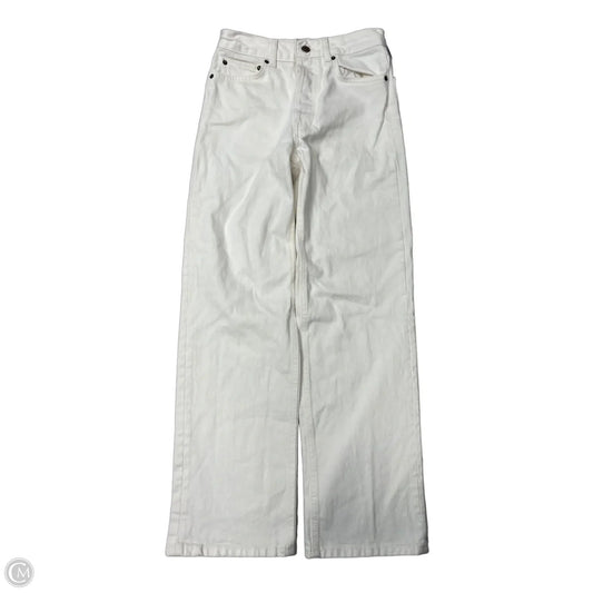 Jeans Straight By Zara In White, Size: 0