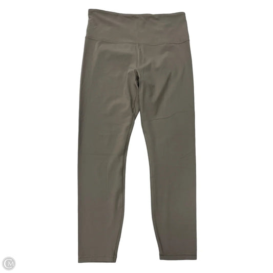 Athletic Leggings By Athleta In Tan, Size: M