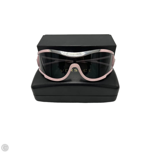 Sunglasses & Case Luxury Designer By Versace