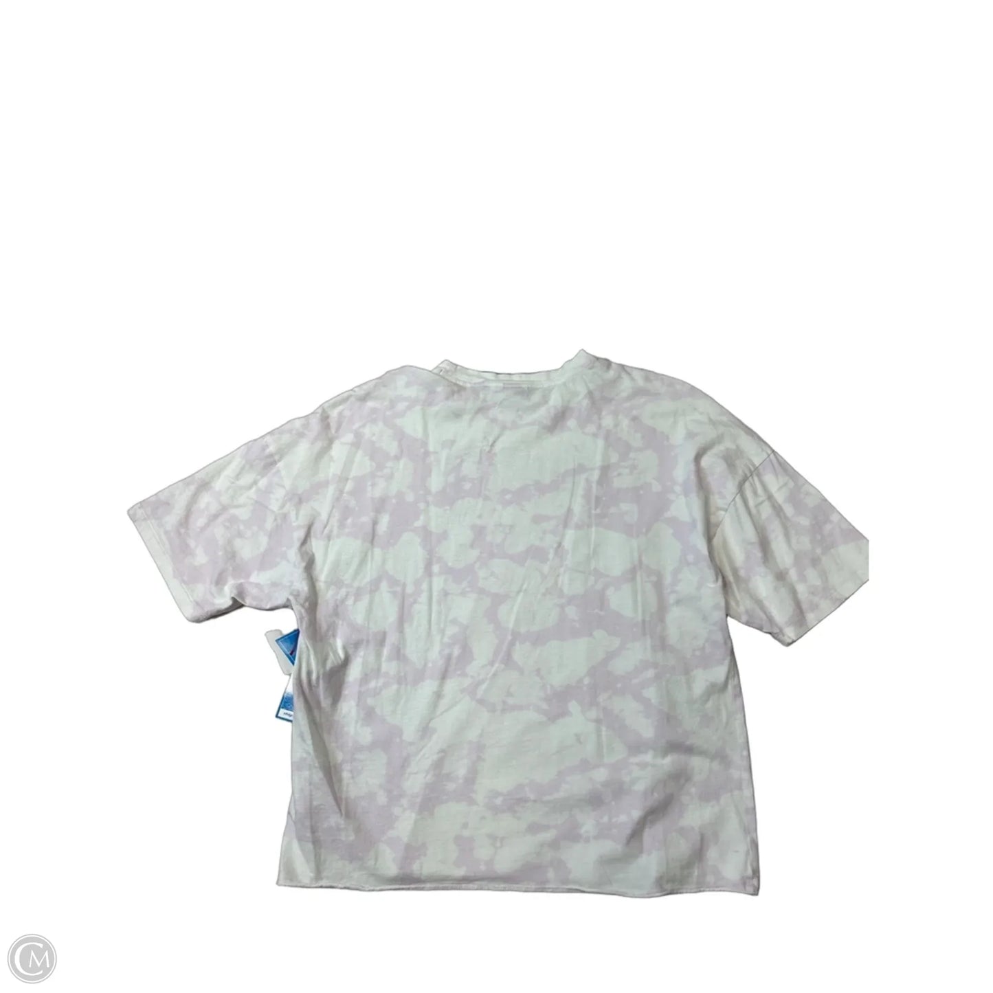 Athletic Top Short Sleeve By Puma In Purple, Size: L