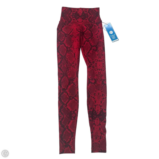 Athletic Leggings By Lululemon In Red, Size: S