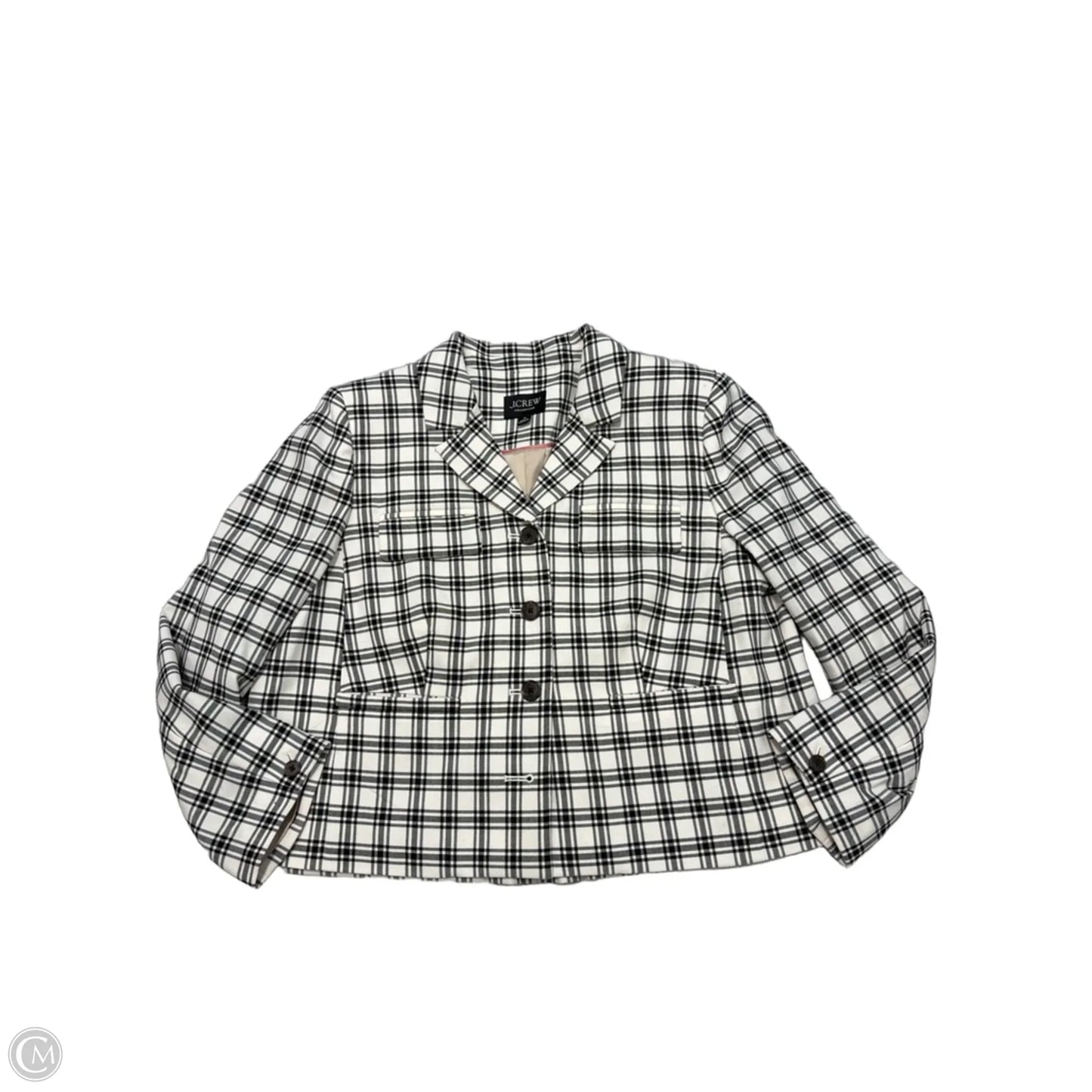 Blazer By J. Crew In Black & White, Size: M