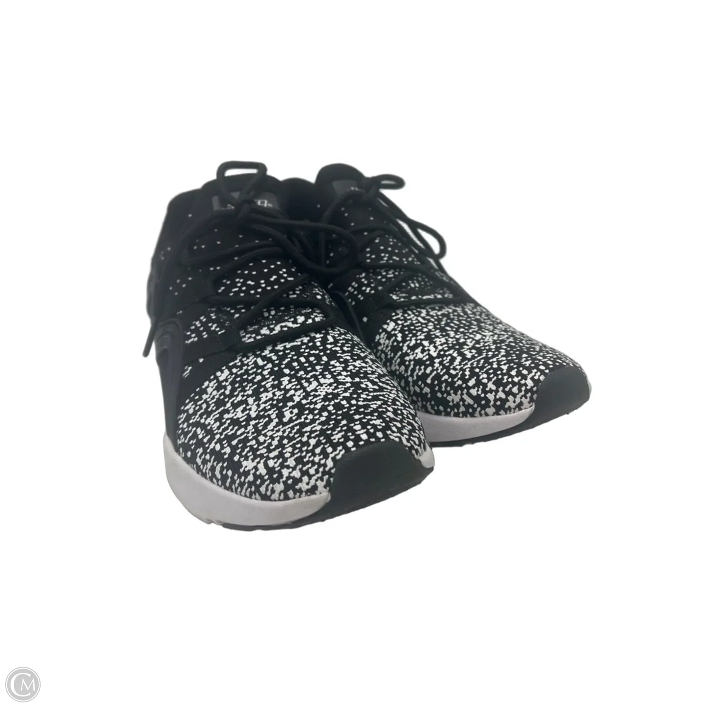 Shoes Athletic By Brooks In Black & White, Size: 9.5