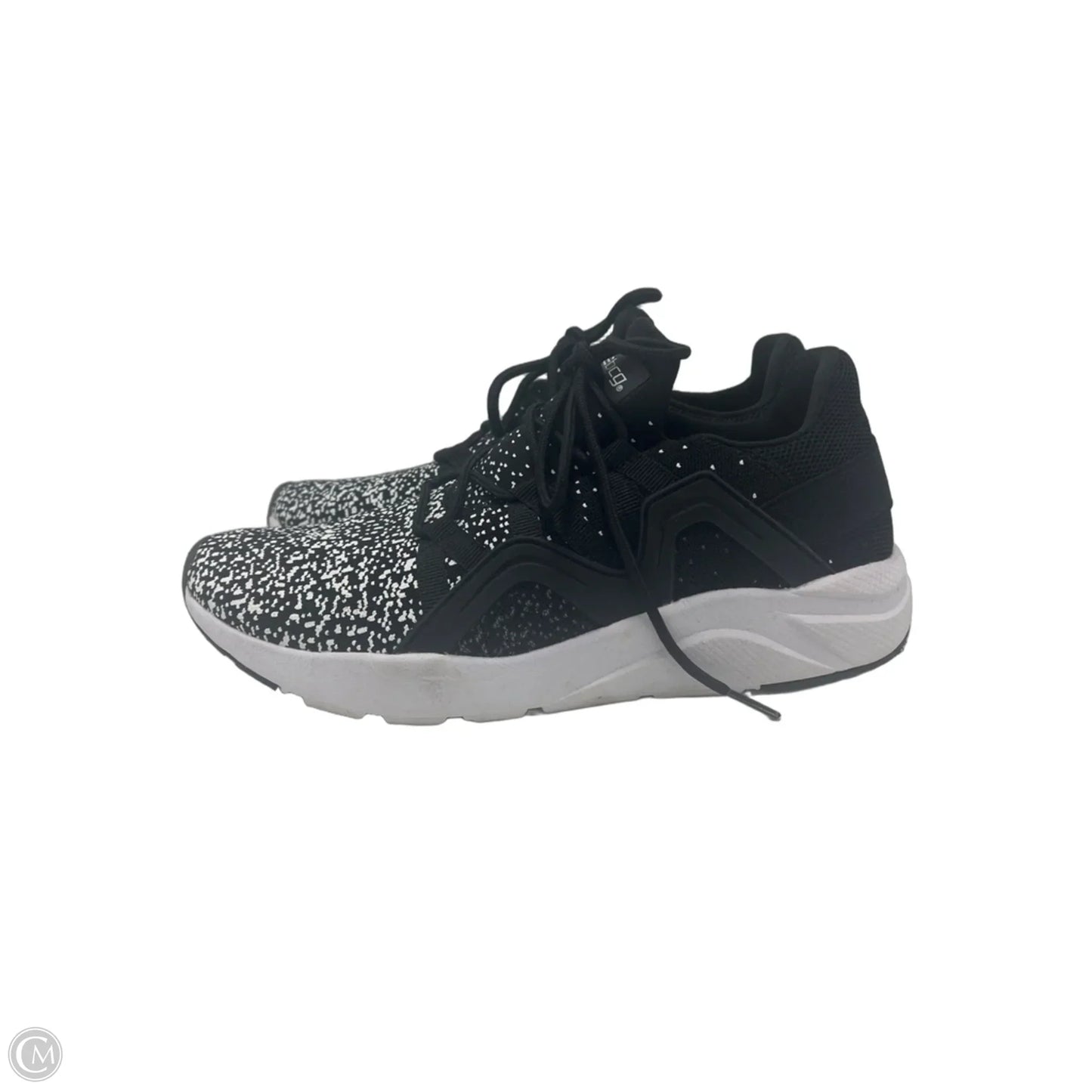 Shoes Athletic By Brooks In Black & White, Size: 9.5
