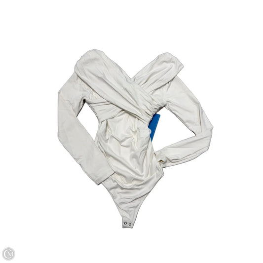 Bodysuit By Abercrombie And Fitch In Cream, Size: S