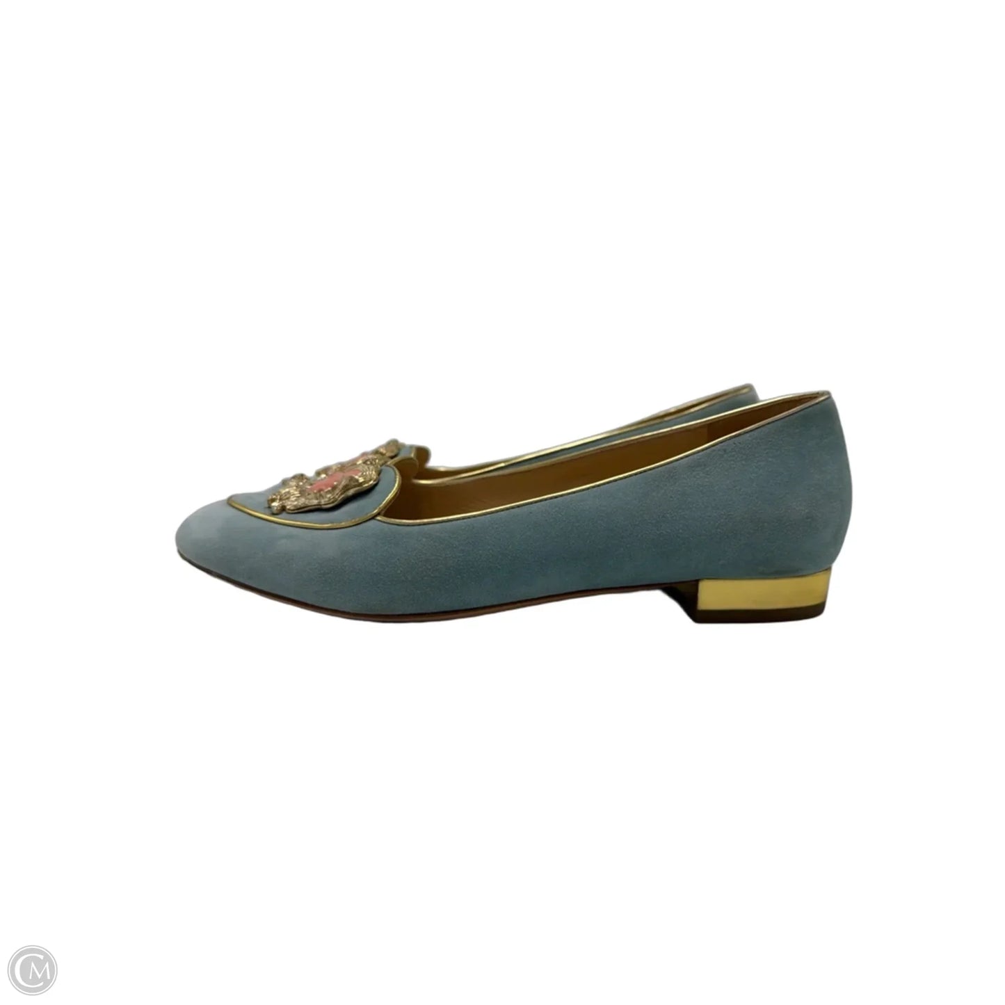 Shoes Designer By Charlotte Olympia In Blue, Size: 7.5