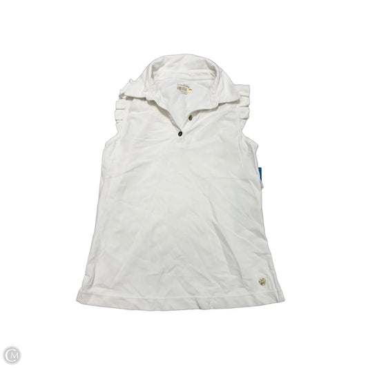Top Sleeveless Designer By Lilly Pulitzer In White, Size: Xs