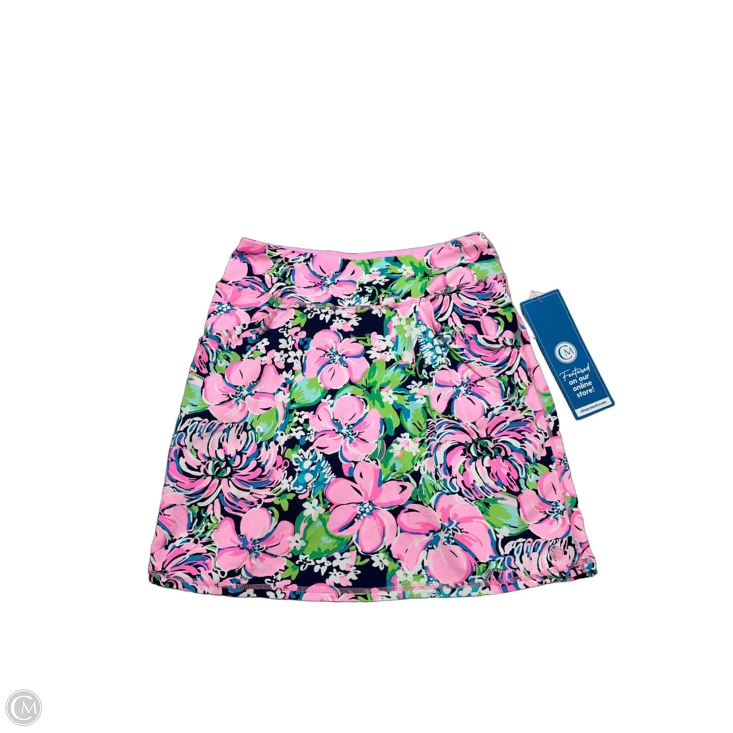 Skort Designer By Lilly Pulitzer In Blue & Pink, Size: Xs