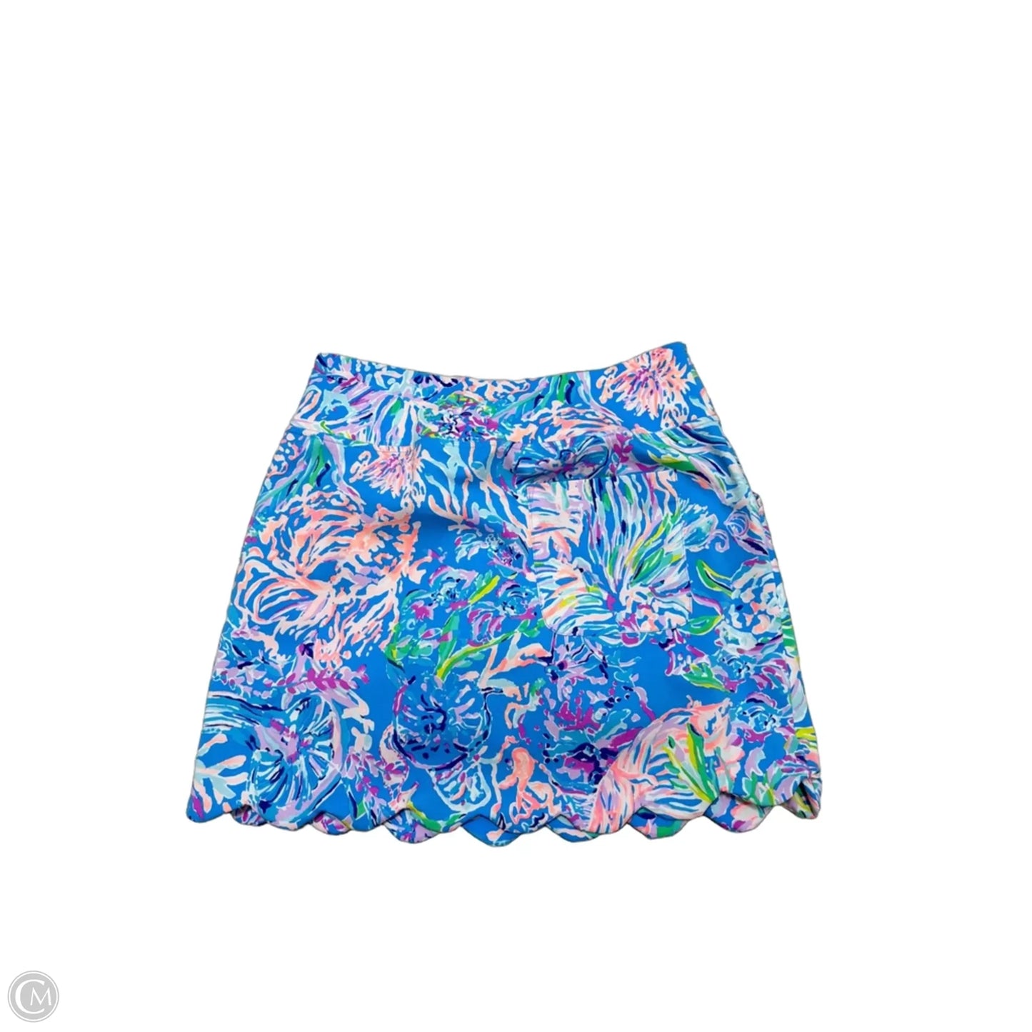 Skort Designer By Lilly Pulitzer In Blue, Size: Xxs