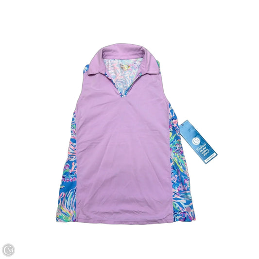 Top Sleeveless Designer By Lilly Pulitzer In Purple, Size: S