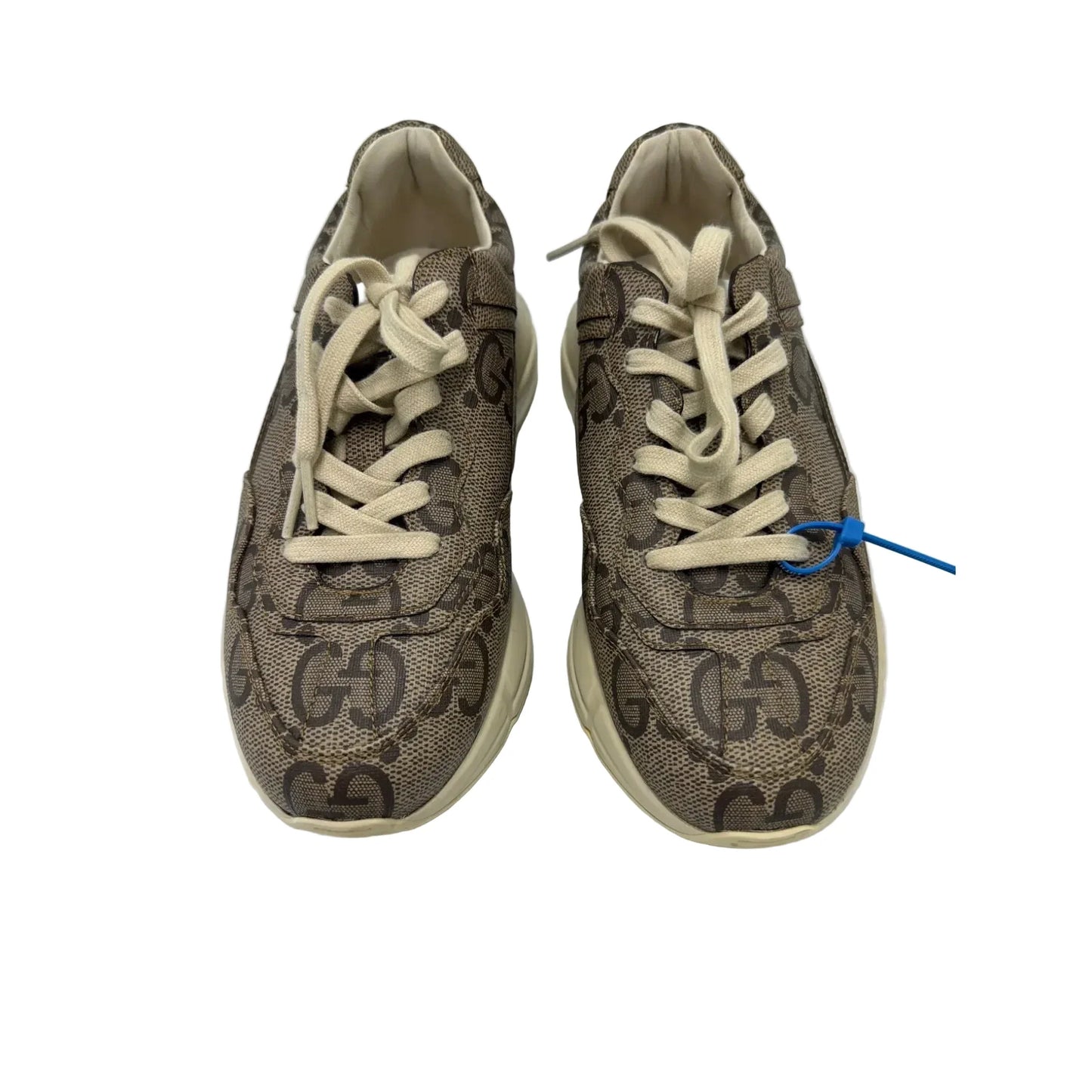 Gucci 100 Rythom GG Luxury Sneakers, Size: 6.5