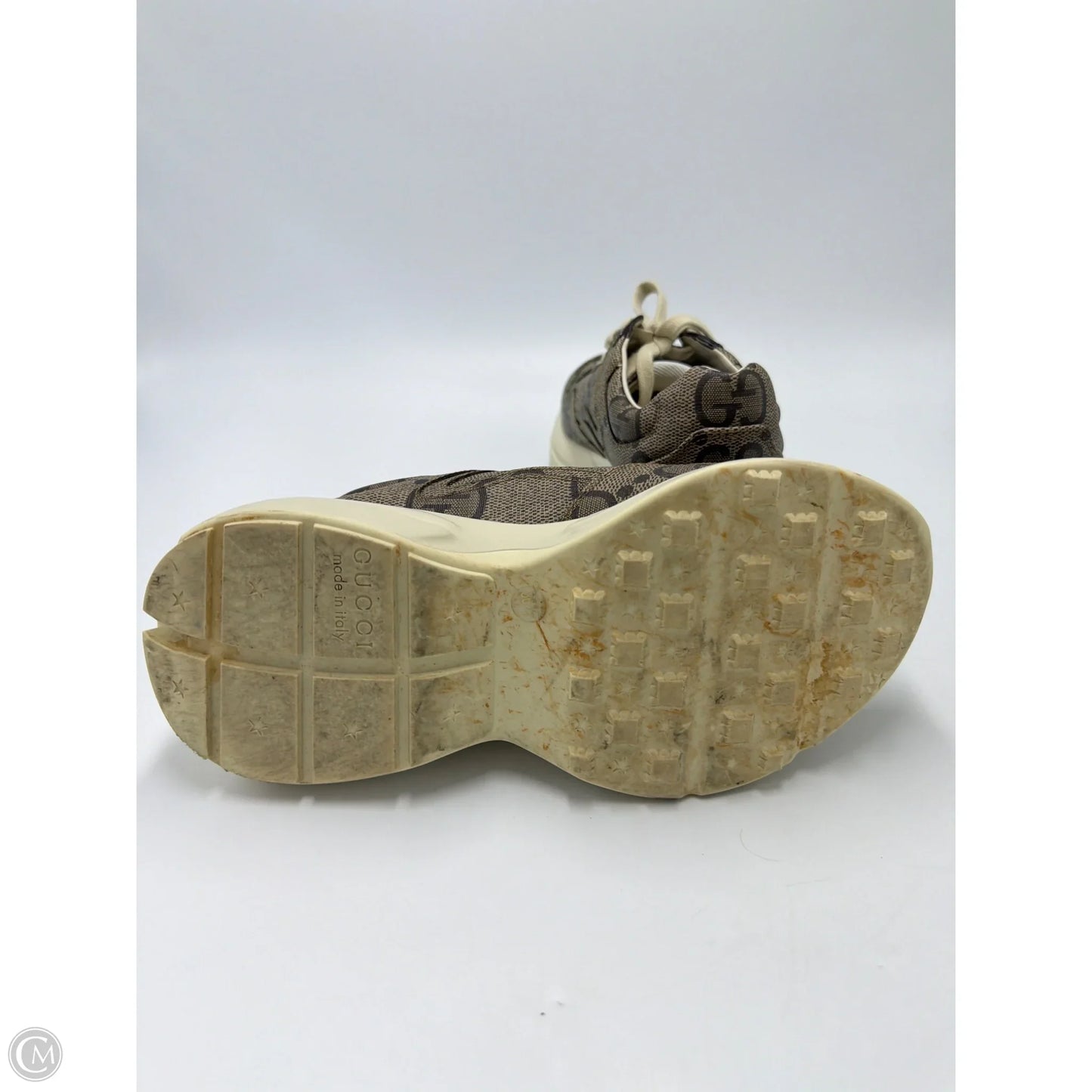 Gucci 100 Rythom GG Luxury Sneakers, Size: 6.5