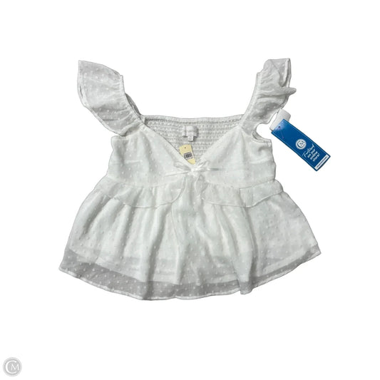 Top Sleeveless By Drygoods In White, Size: S