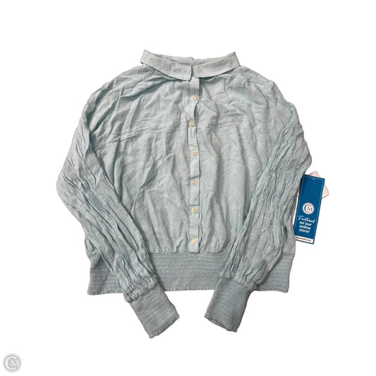 Top Long Sleeve By Maeve In Blue, Size: 2x