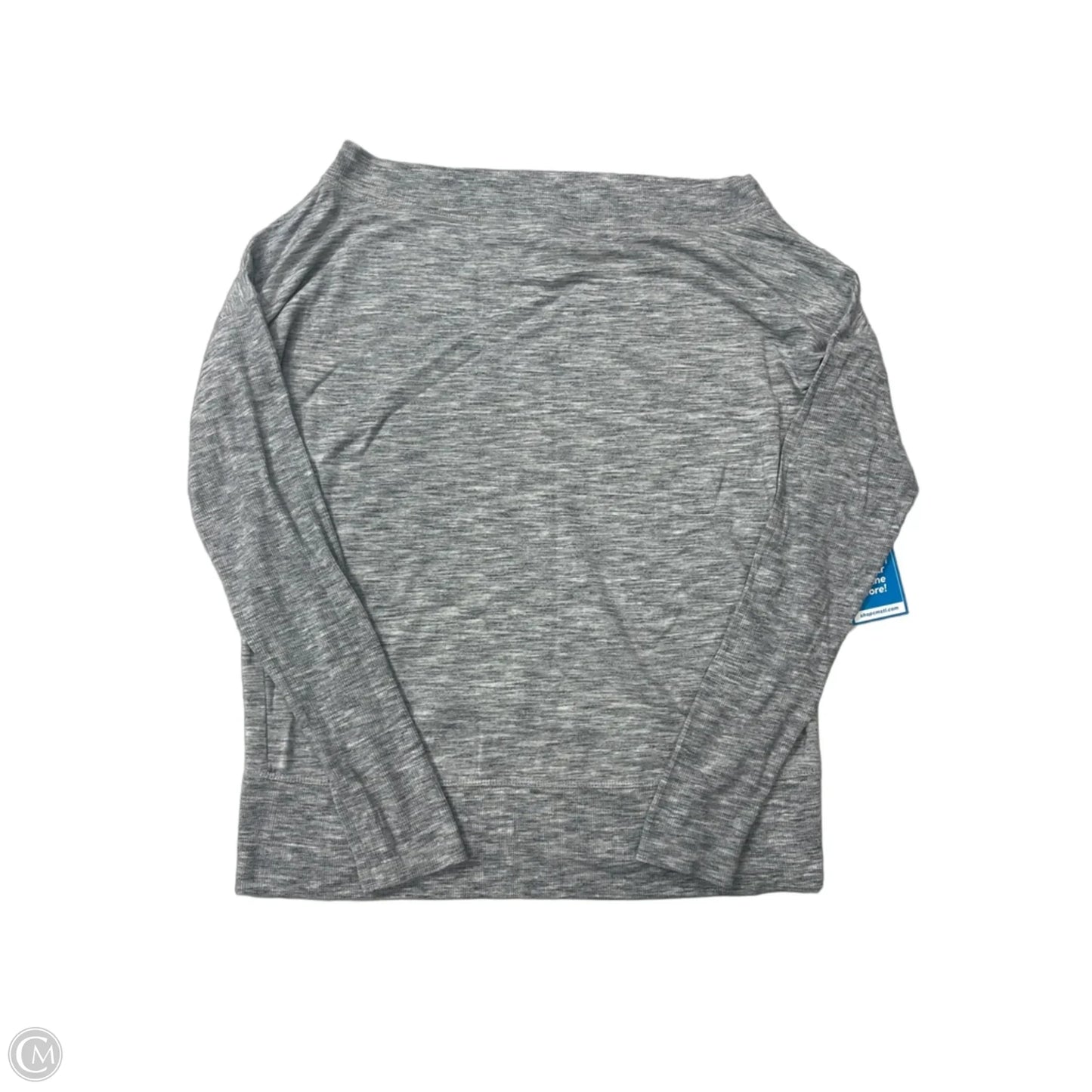 Athletic Top Long Sleeve Crewneck By Athleta In Grey, Size: M