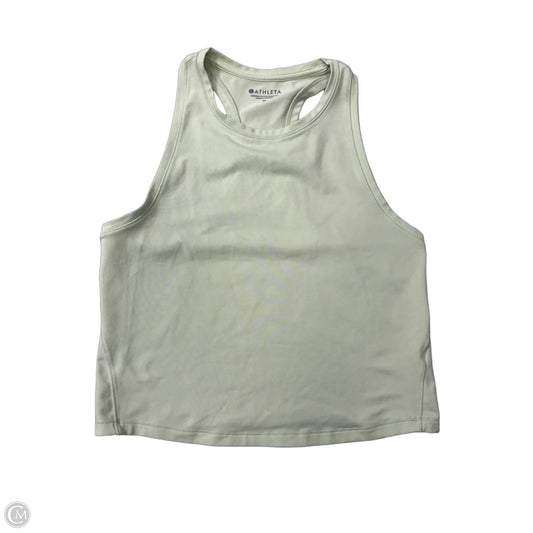 Athletic Tank Top By Athleta In Green, Size: M