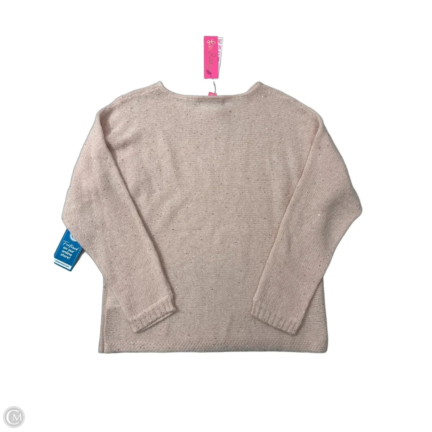 Sweater Cardigan Designer By Lilly Pulitzer In Pink, Size: S