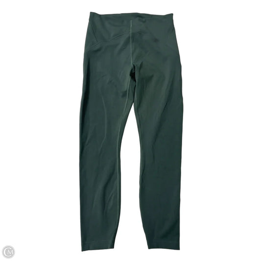 Athletic Leggings By Lululemon In Green, Size: M