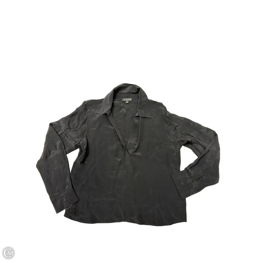 Top Long Sleeve By J. Crew In Black, Size: M