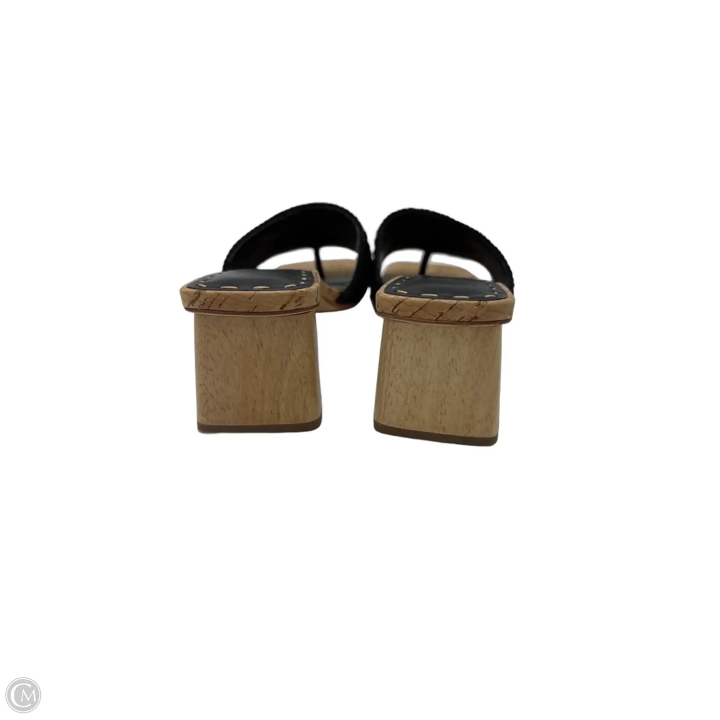 Shoes Heels Block By Donald Pliner In Black & Cream, Size: 7