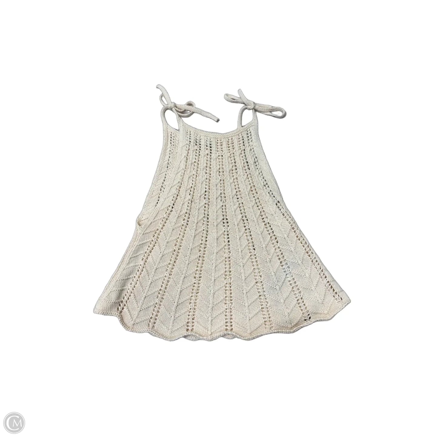 Top Sleeveless By Zara In White, Size: M
