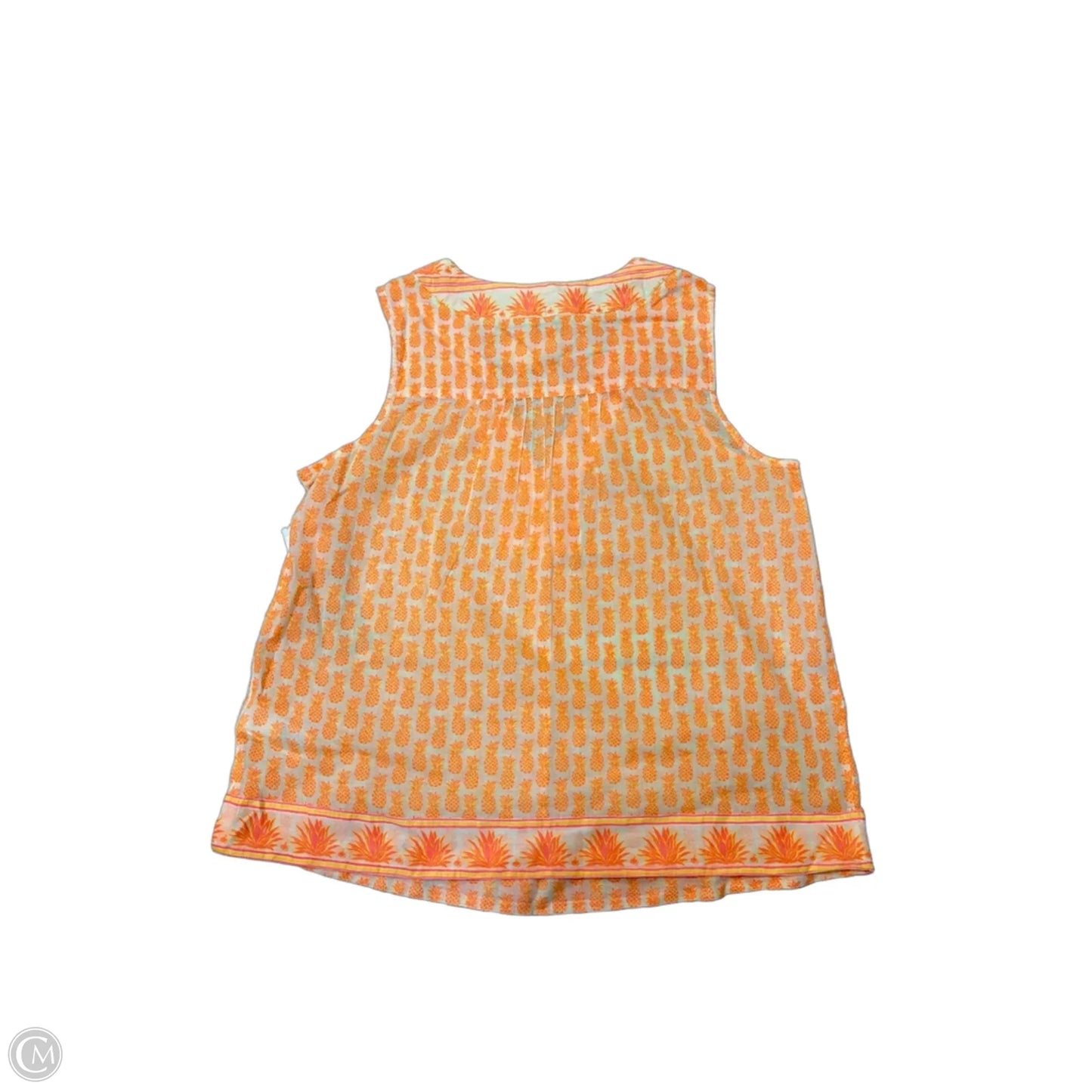 New! Top Sleeveless By Vineyard Vines In Orange, Size: S