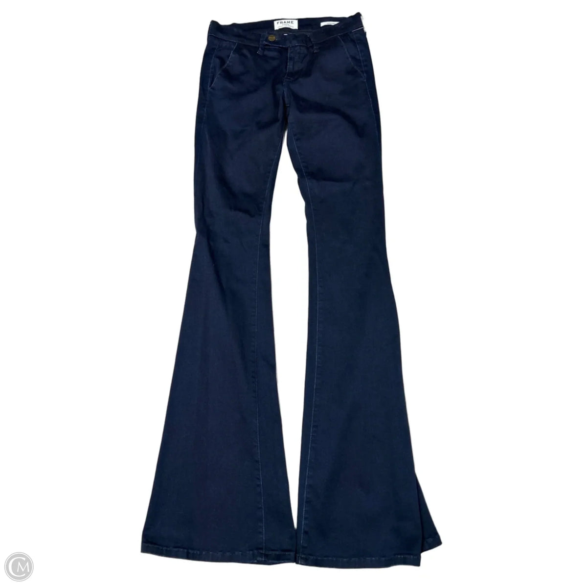 FRAME Navy Flare Pants Size 2