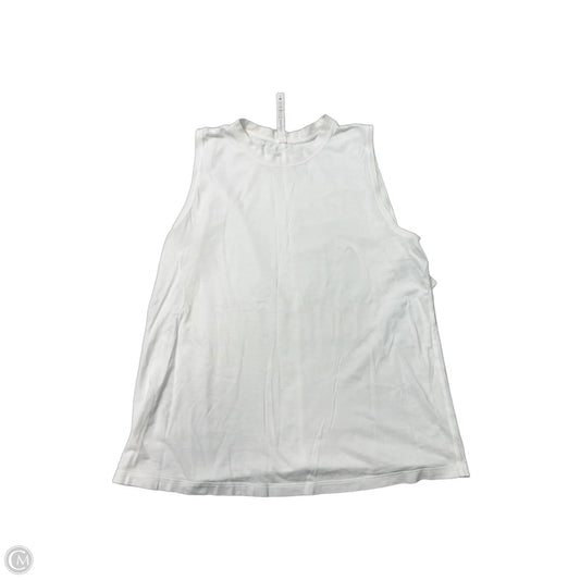Athletic Tank Top By Lululemon In White, Size: M